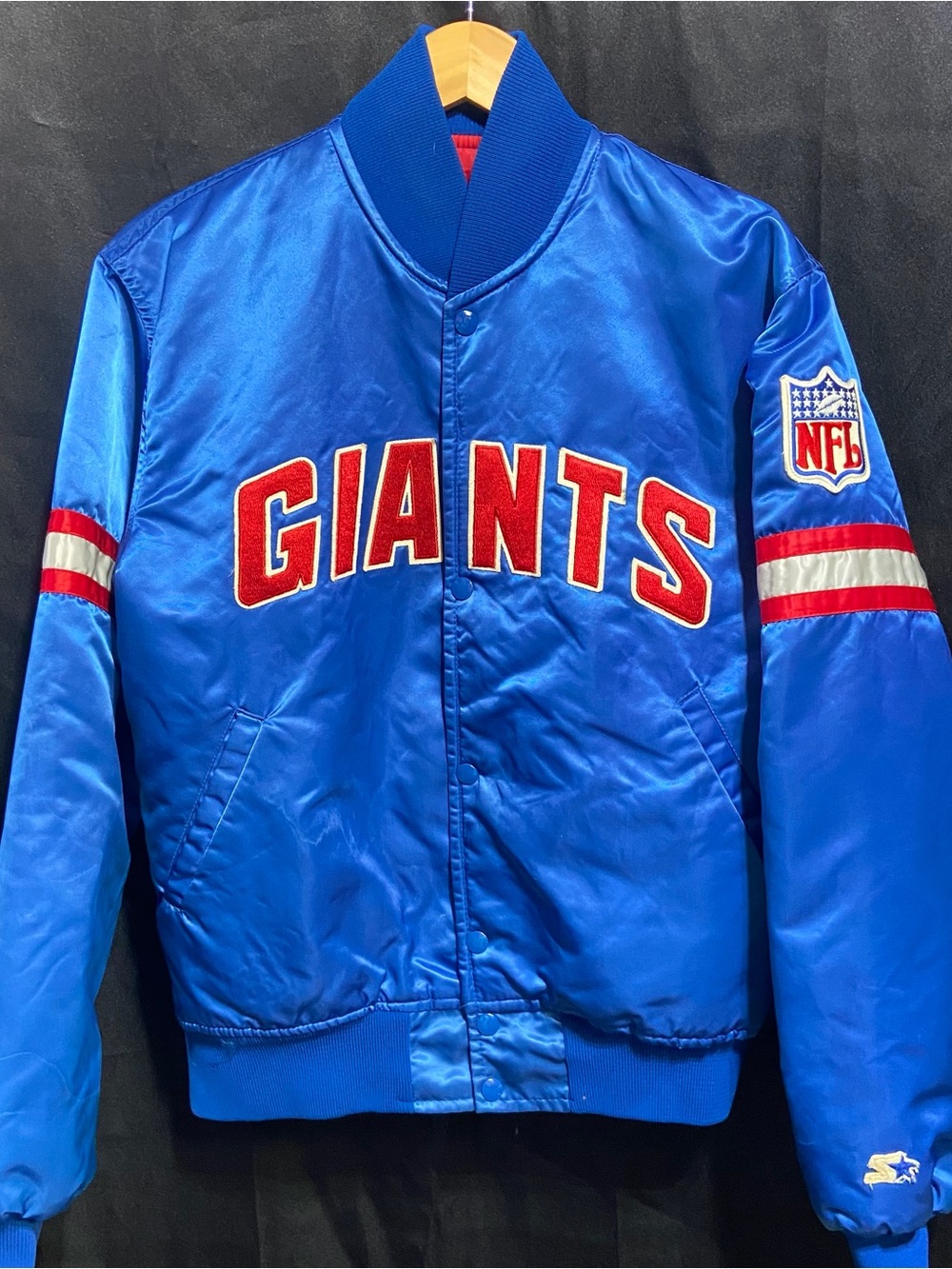 New York Giants Satin Starter Jacket